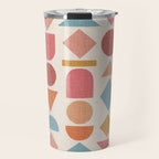 Geo Mod Shapes - Light Travel Mug Gallery Image 1