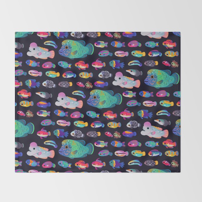 Wrasse! Throw Blanket Gallery Image 2
