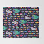 Wrasse! Throw Blanket Gallery Image 2