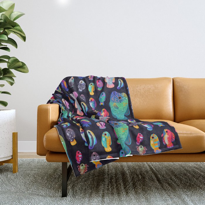 Wrasse! Throw Blanket Gallery Image 1