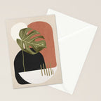 Tropical Leaf- Abstract Art 7 Stationery Card Gallery Image 2