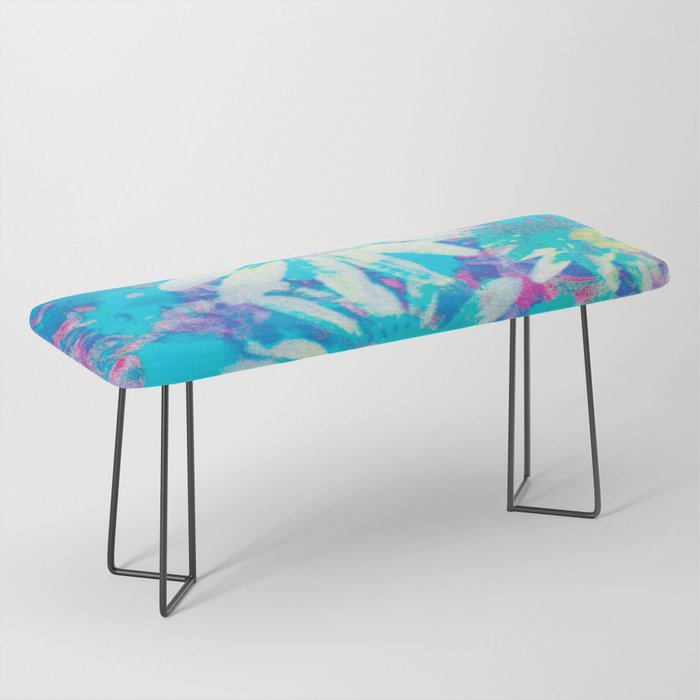 far out! floral tie dye Bench Gallery Image 1