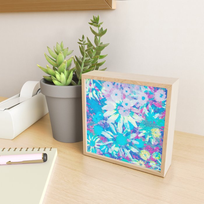 far out! floral tie dye Mini Art Print Gallery Image 2