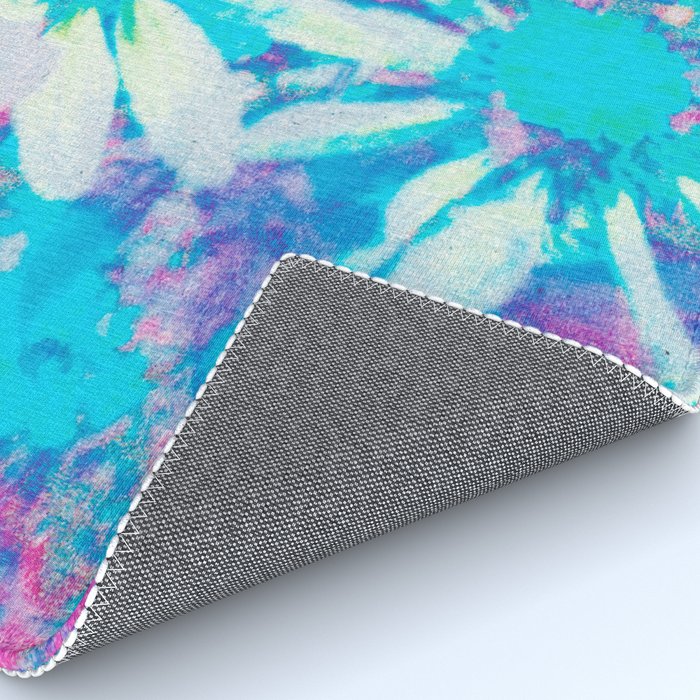 far out! floral tie dye Rug Gallery Image 4
