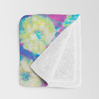 far out! floral tie dye Throw Blanket Gallery Image 3