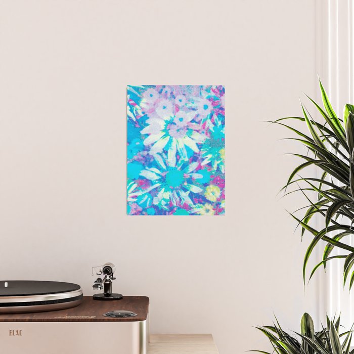 far out! floral tie dye Poster Gallery Image 2