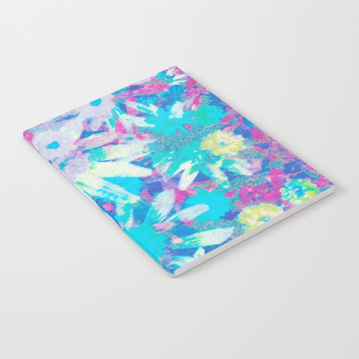 far out! floral tie dye Notebook Gallery Image 1