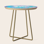 far out! floral tie dye Side Table Gallery Image 1