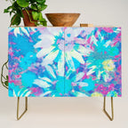 far out! floral tie dye Credenza Gallery Image 1