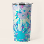 far out! floral tie dye Travel Mug Gallery Image 1