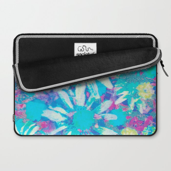 far out! floral tie dye Laptop Sleeve Gallery Image 2
