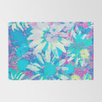 far out! floral tie dye Rug Gallery Image 2