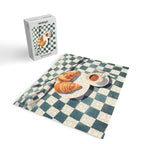 Morning Croissants and Coffee Bliss Jigsaw Puzzle Gallery Image 2