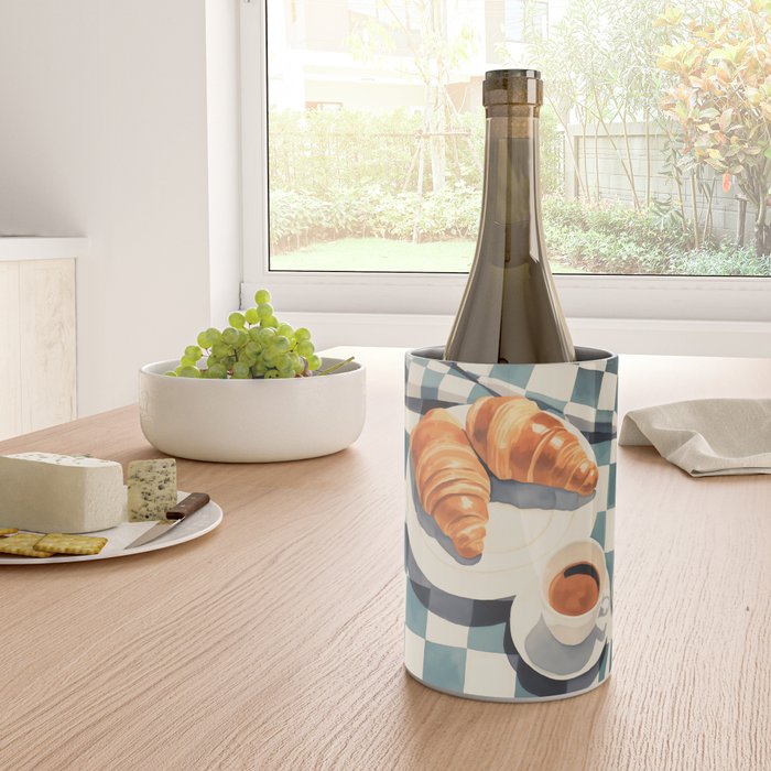 Morning Croissants and Coffee Bliss Wine Chiller Gallery Image 4