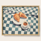 Morning Croissants and Coffee Bliss Serving Tray Gallery Image 1
