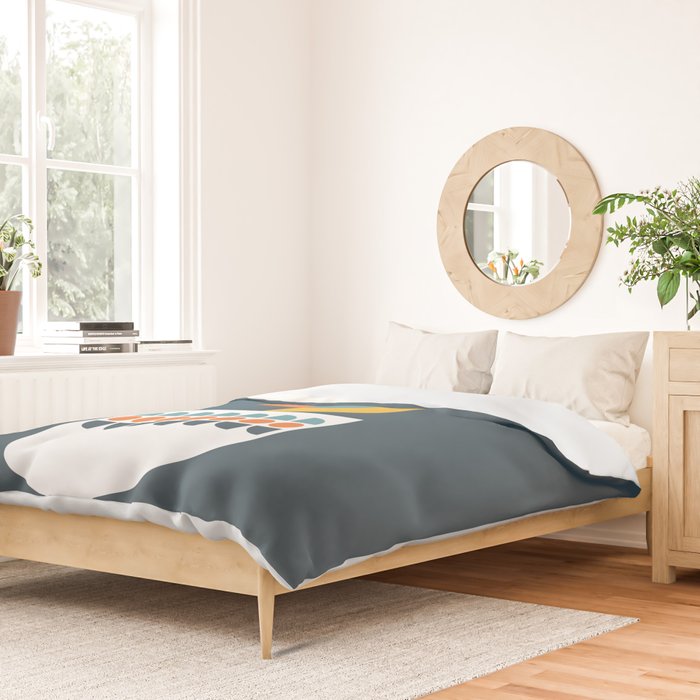 Geometric Plant 02 Duvet Cover Gallery Image 2