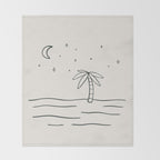 sand and stars Throw Blanket Gallery Image 2