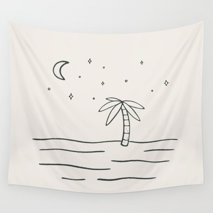 sand and stars Wall Tapestry Gallery Image 4