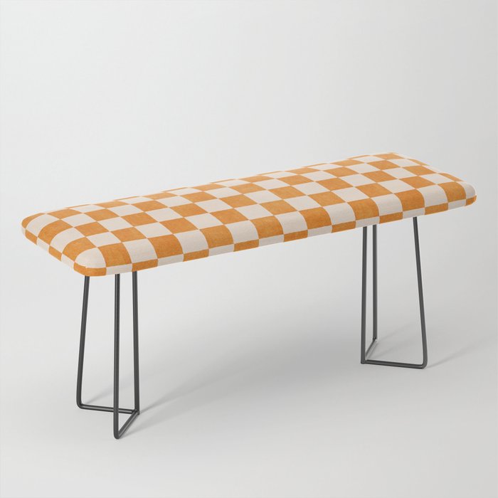 CHECKER - 001 - Tangerine Bench Gallery Image 1