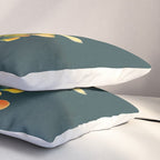 Watercolor Peacock Pillow Sham Gallery Image 3