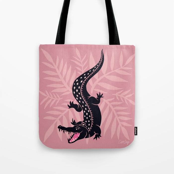 Crocodile - Dusty Rose Palette Tote Bag Gallery Image 1