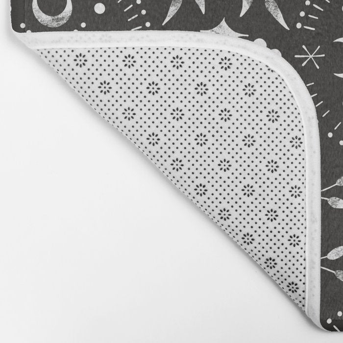 Mystical mosaic lunar phases BN Bath Mat Gallery Image 2