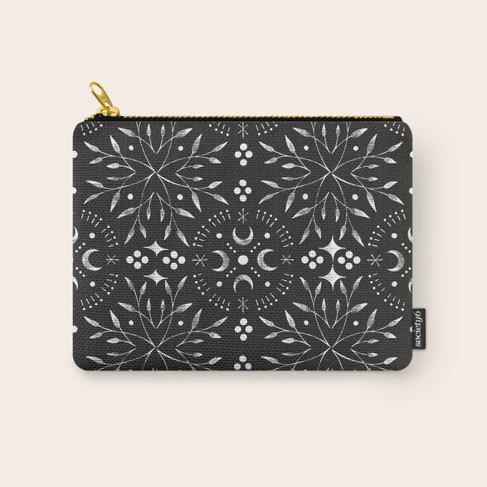 Mystical mosaic lunar phases BN Carry All Pouch Gallery Image 1
