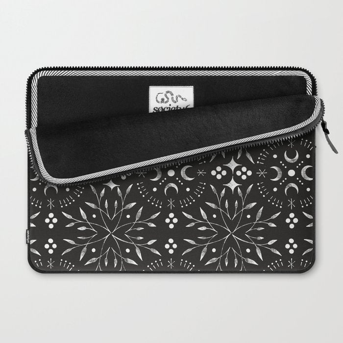 Mystical mosaic lunar phases BN Laptop Sleeve Gallery Image 2