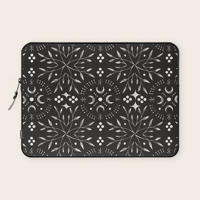 Mystical mosaic lunar phases BN Laptop Sleeve Gallery Image 1