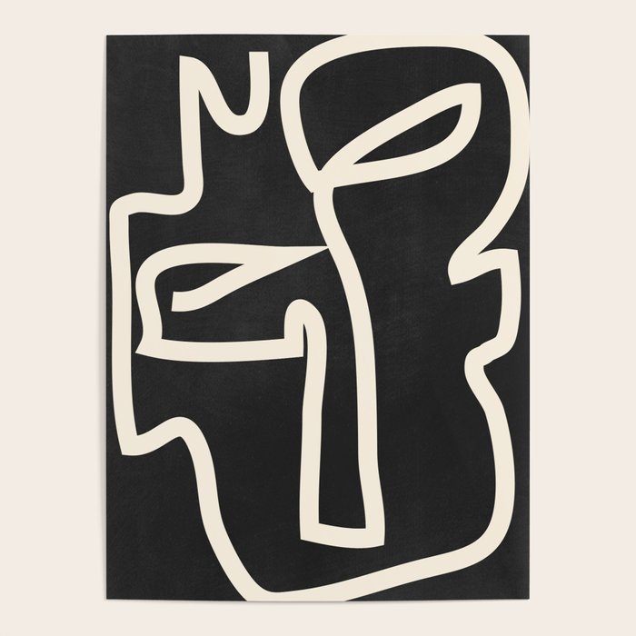 Abstract line art / Face Poster Gallery Image 4