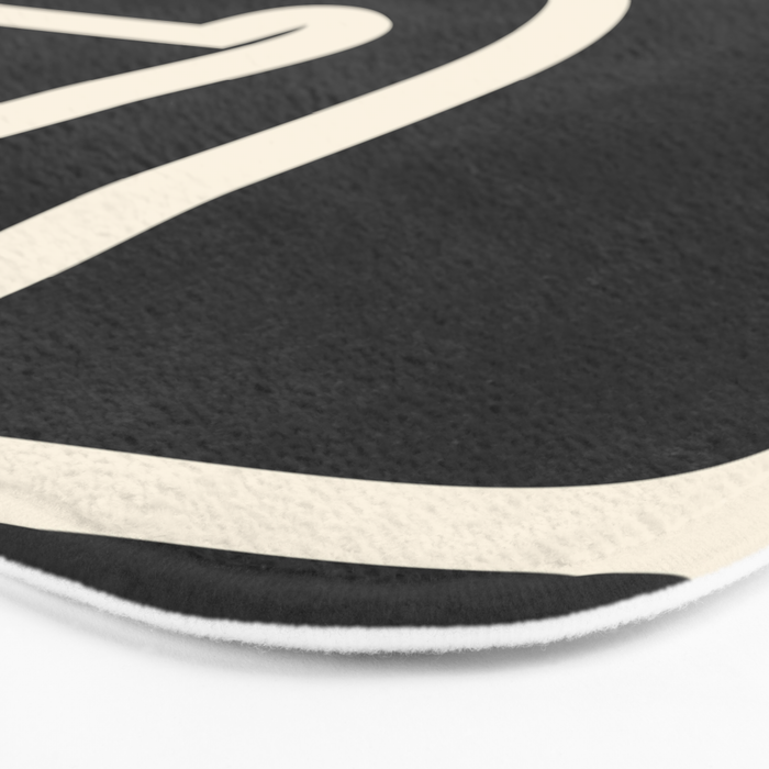 Abstract line art / Face Bath Mat Gallery Image 3
