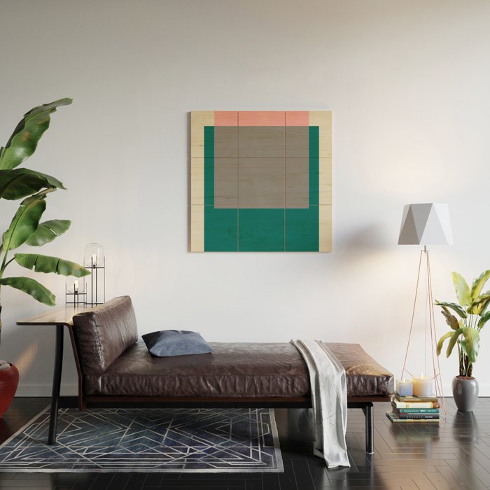 Overlapping colors 1 Wood Wall Art Gallery Image 2