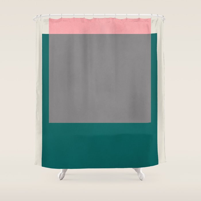 Overlapping colors 1 Shower Curtain Gallery Image 1