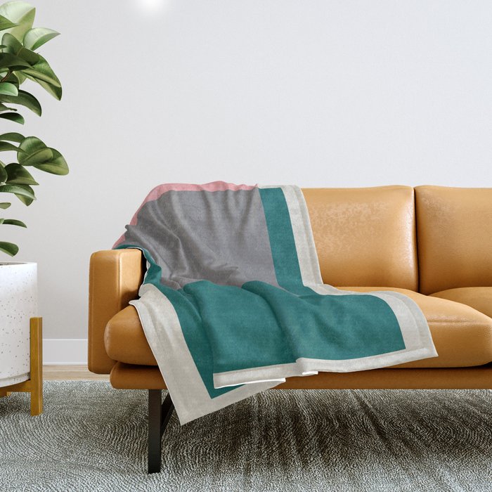 Overlapping colors 1 Throw Blanket Gallery Image 1