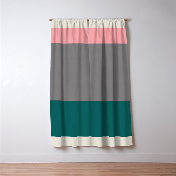Overlapping colors 1 Window Curtain Gallery Image 3