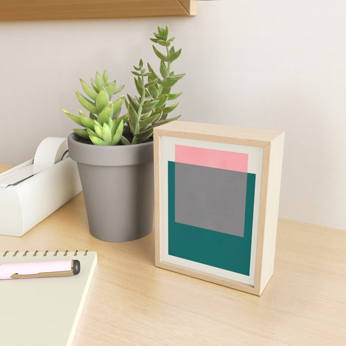 Overlapping colors 1 Mini Art Print Gallery Image 2