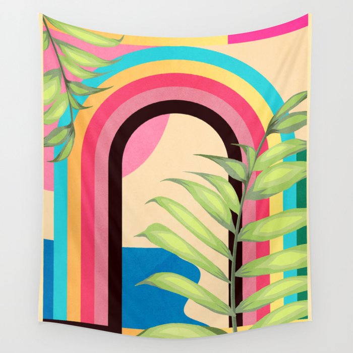 Tropical Geometry 38 Wall Tapestry Gallery Image 4