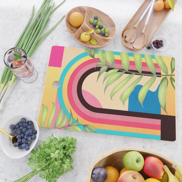 Tropical Geometry 38 Cutting Board Gallery Image 2