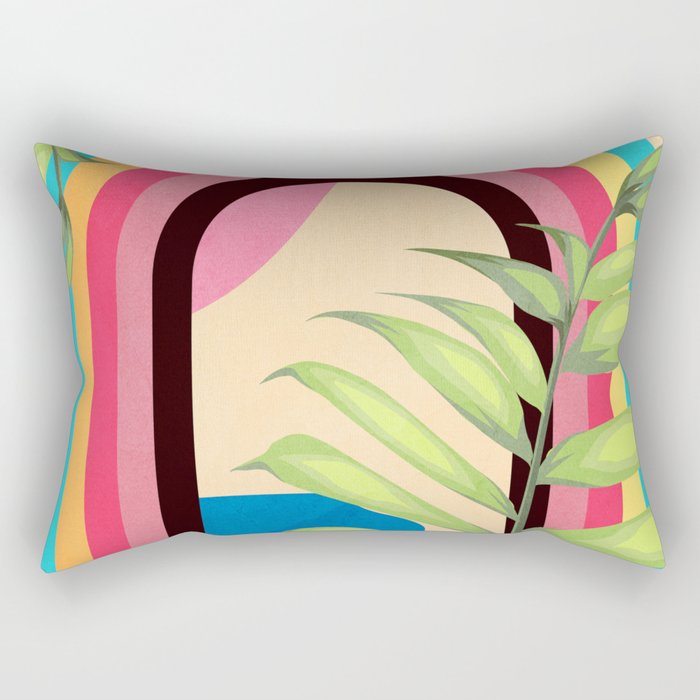Tropical Geometry 38 Rectangular Pillow Gallery Image 2