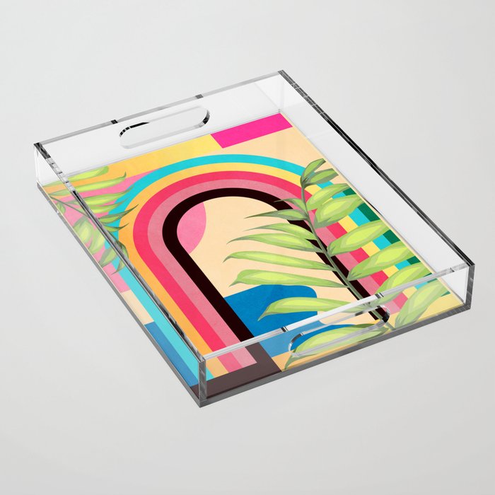 Tropical Geometry 38 Acrylic Tray Gallery Image 1