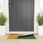 Geometric Compo 1 Filet Landscape - green Welcome Mat Gallery Image 3