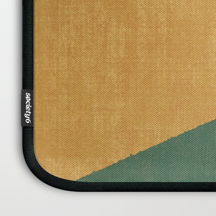 Geometric Compo 1 Filet Landscape - green Laptop Sleeve Gallery Image 3