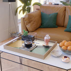 Geometric Compo 1 Filet Landscape - green Serving Tray Gallery Image 2