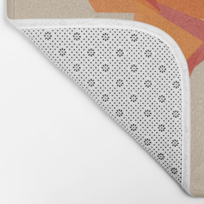 Fractal geometric fox Bath Mat Gallery Image 2