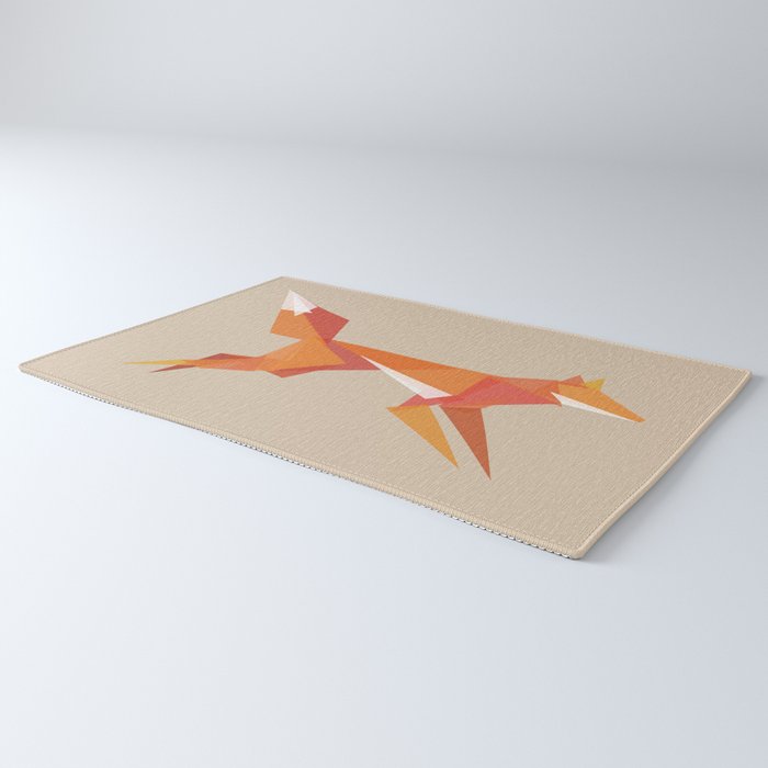 Fractal geometric fox Rug Gallery Image 3