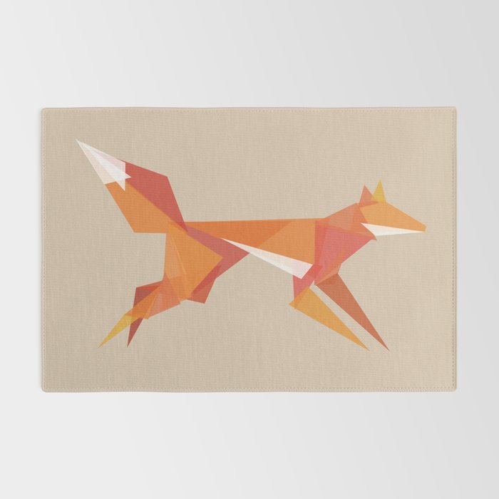 Fractal geometric fox Rug Gallery Image 2