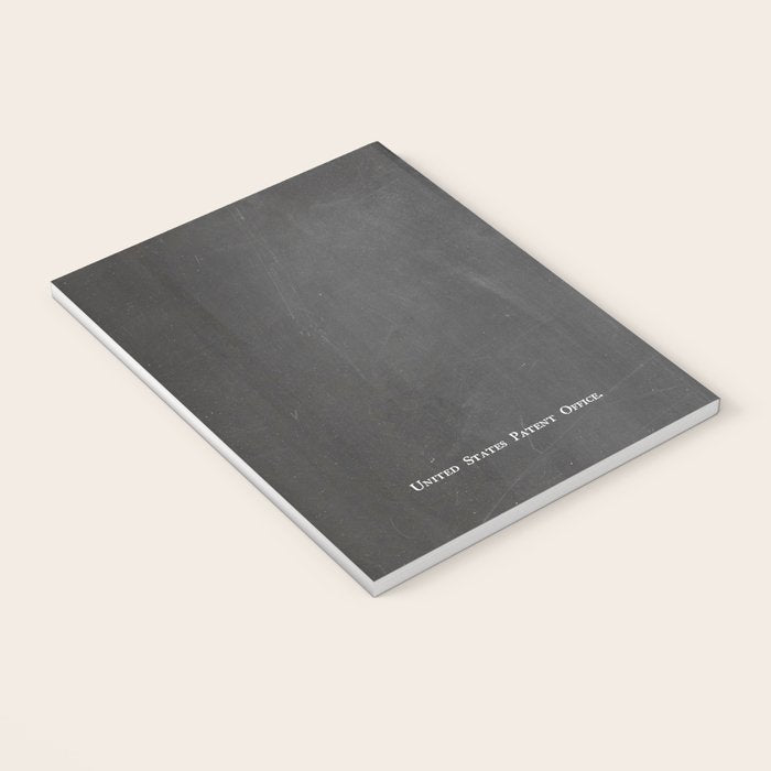 Bass Guitar Patent - Bass Guitarist Art - Black Chalkboard Notebook Gallery Image 3