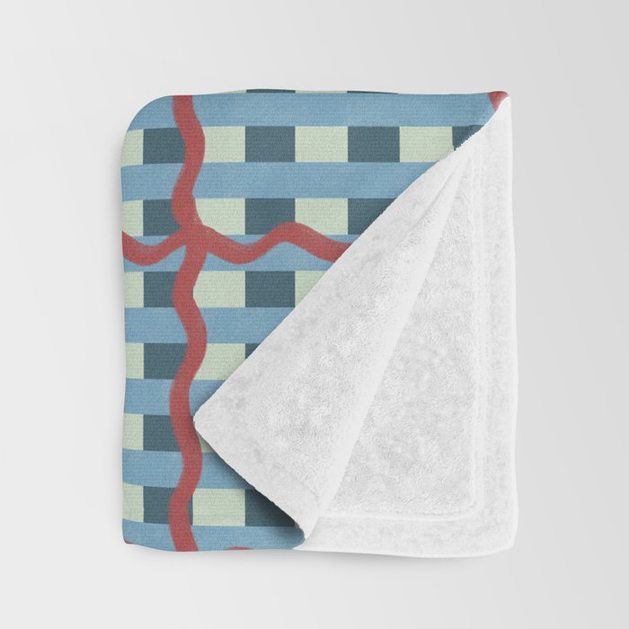 Nautical Rustic Plaid Throw Blanket Gallery Image 3
