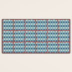 Nautical Rustic Plaid Desk Mat Gallery Image 3