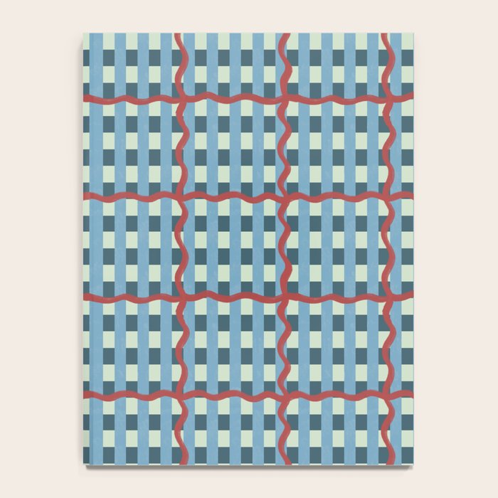 Nautical Rustic Plaid Notebook Gallery Image 4
